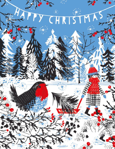 White Christmas Boxed Holiday Cards