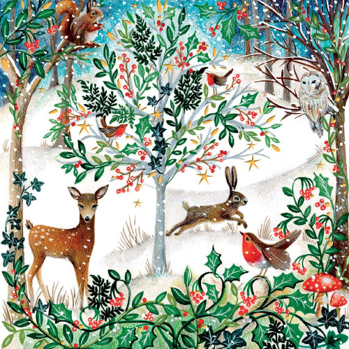 Winter Forest Glade Boxed Holiday Cards