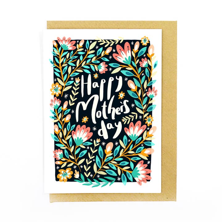 Happy Mother's Day Folk Card