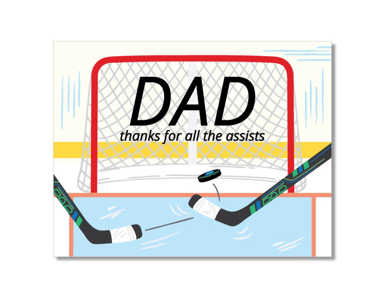Dad Assists Father's Day Card