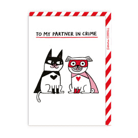 Partner In Crime Costume Card
