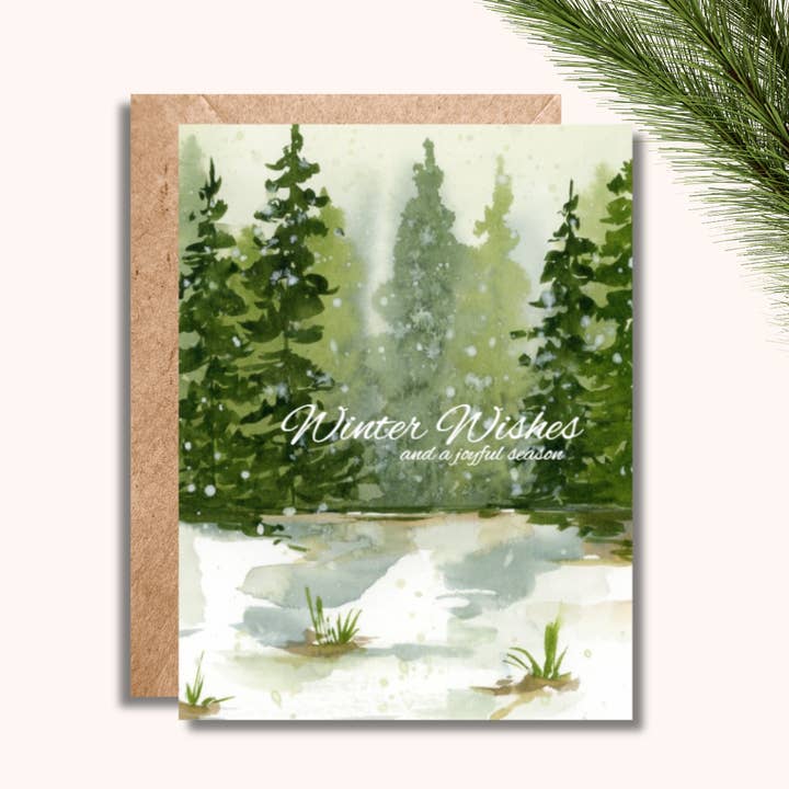 Holiday Winter Wishes Card