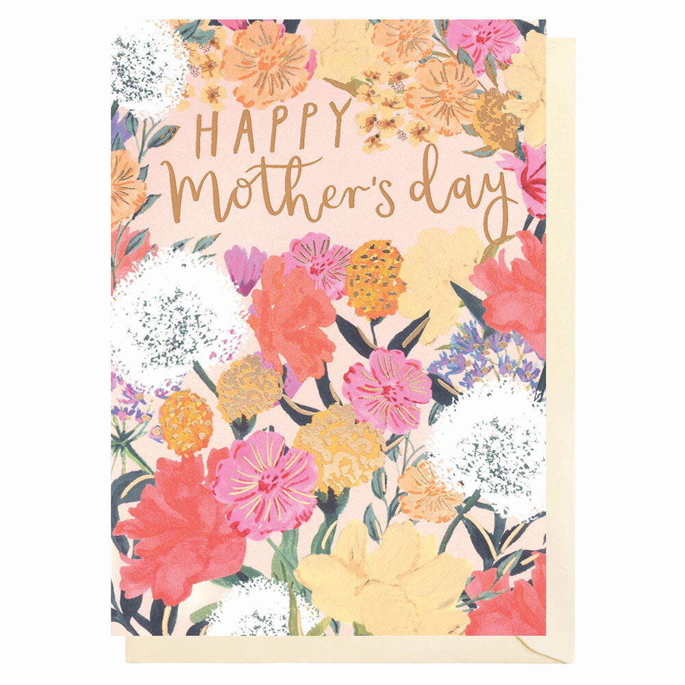 Mothers Day Flowers Card