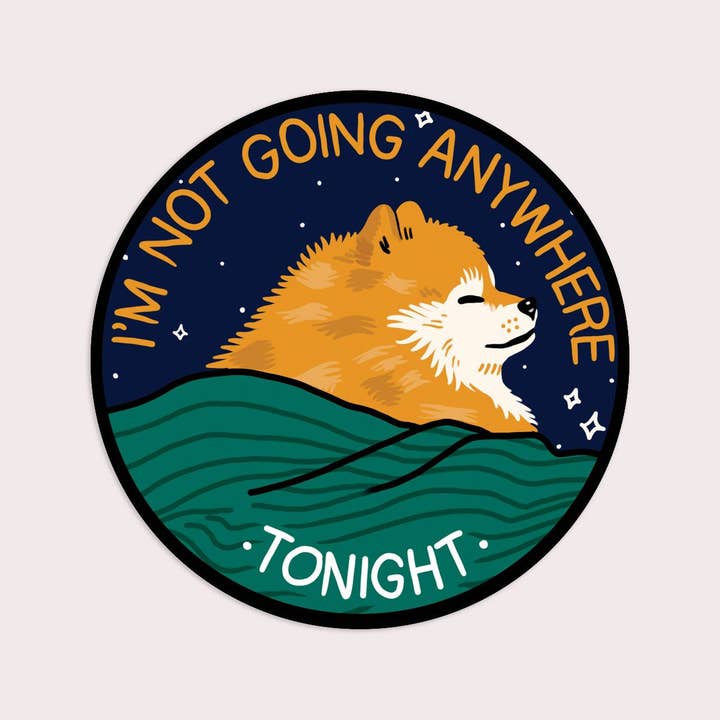 S52 Anywhere Tonight Waterproof Vinyl Sticker