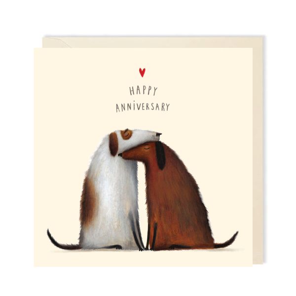 Anniversary Two Dogs Card