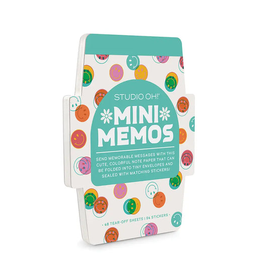 Happy Vibes Mini Memo Pad with Stickers