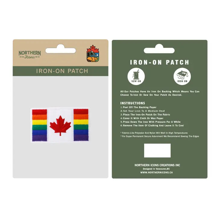 #16 Canada Iron-On Embroidery Patch