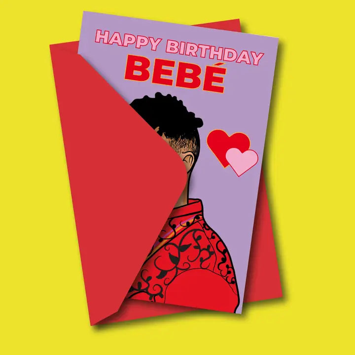 Happy Birthday Bebe Greeting Card
