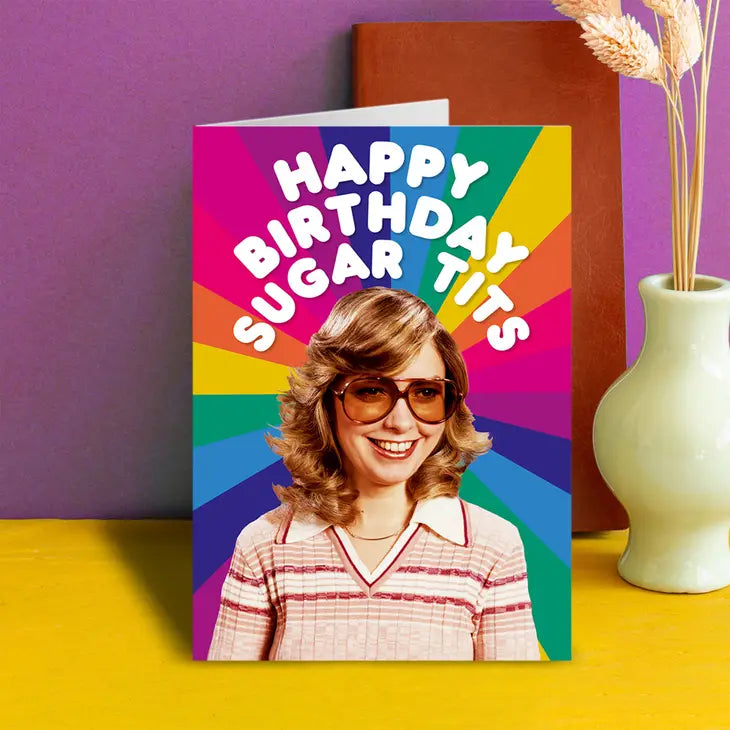 Sugar Tits Greeting Card