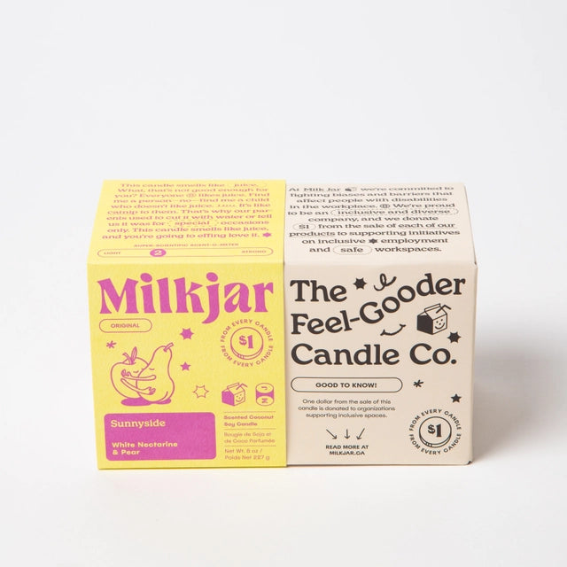 Sunnyside Pear & Nectarine Coconut Soy 8 oz Candle