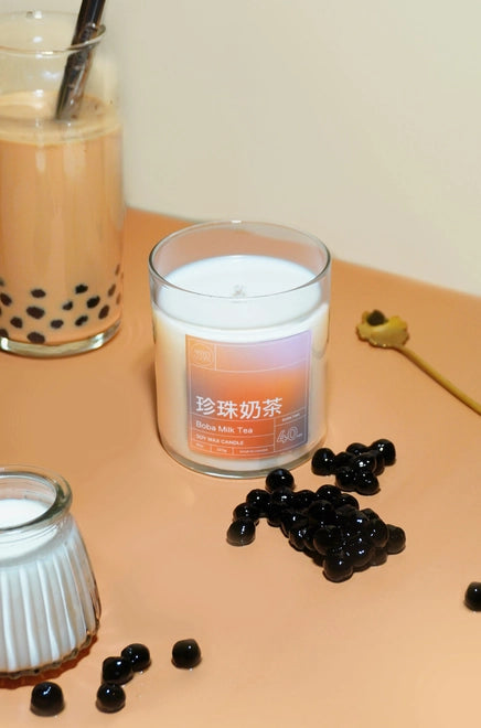 Boba Milk Tea Soy Wax Blend Candle