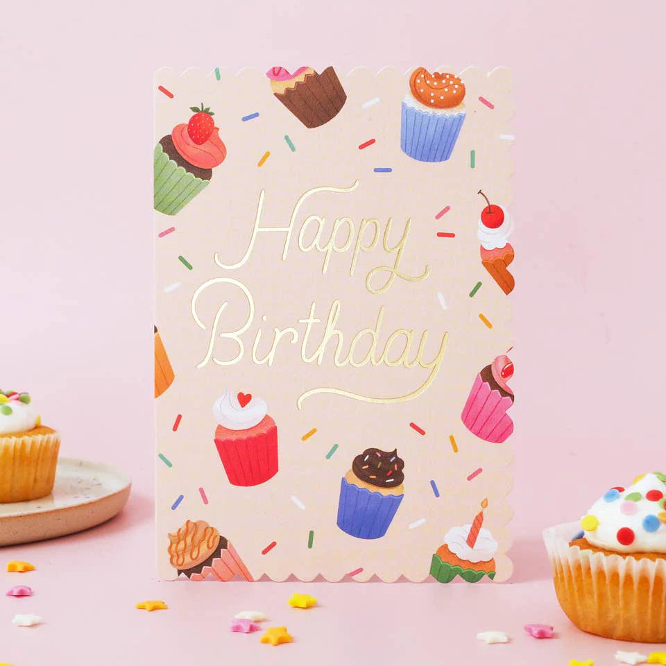 Cupcake Birthday Card