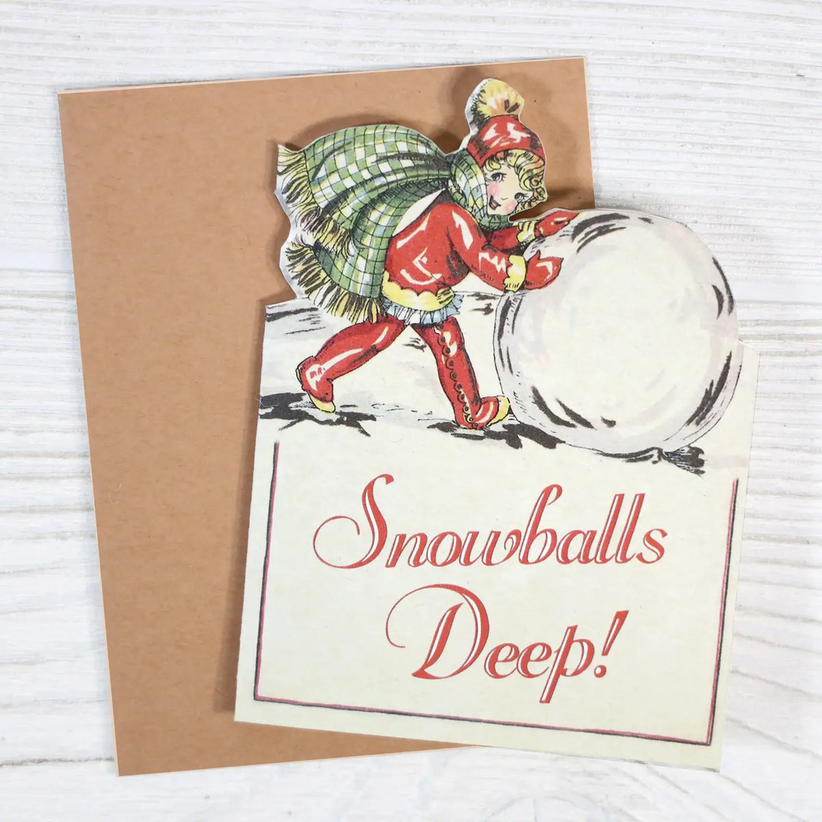 Snowballs Deep Dirty Christmas Card