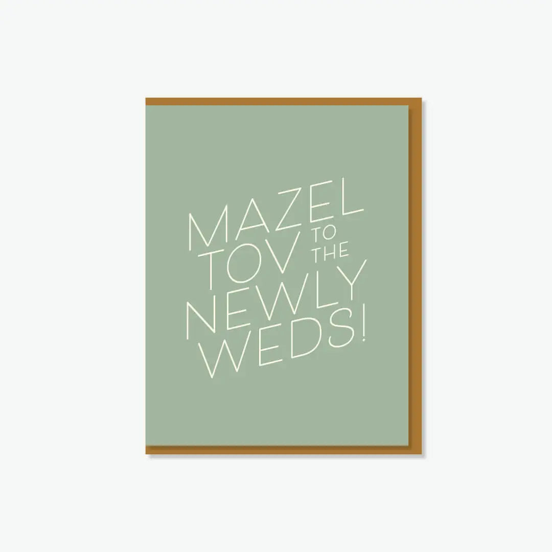 Mazel Tov Newlyweds Card