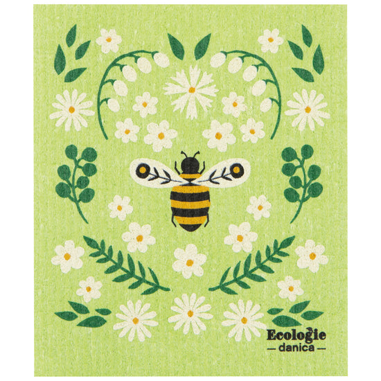 Swedish Dishcloth Bee Garden