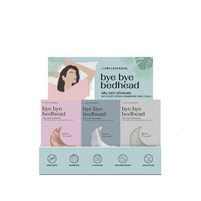 Bye Bye Bedhead Silky Satin Pillow Case