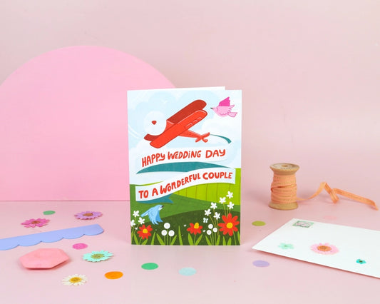 Wedding Plane Card