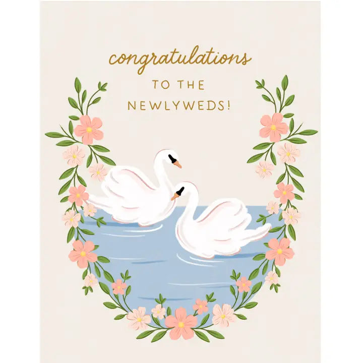 Wedding Swans Card