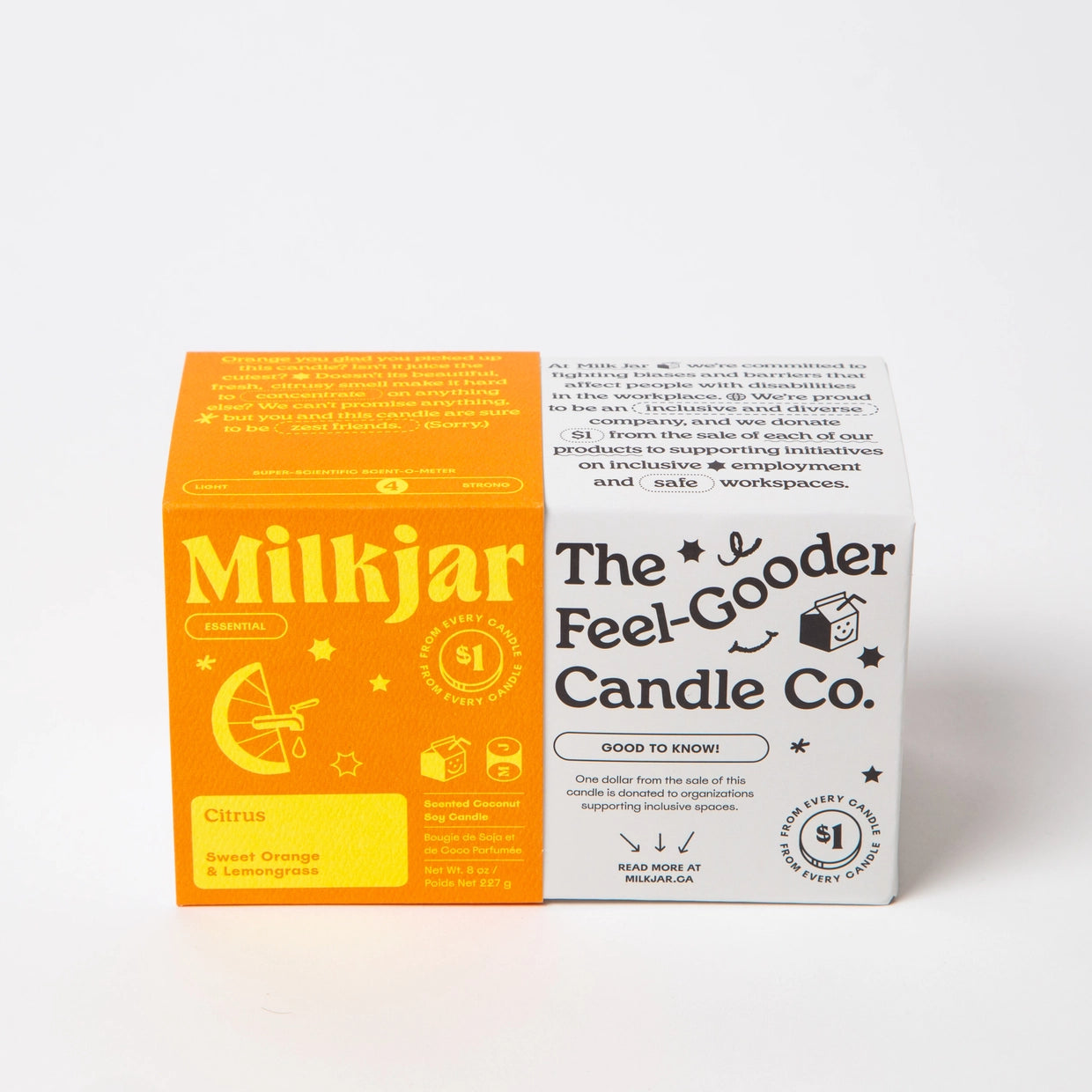 Citrus Coconut Soy 8oz Candle