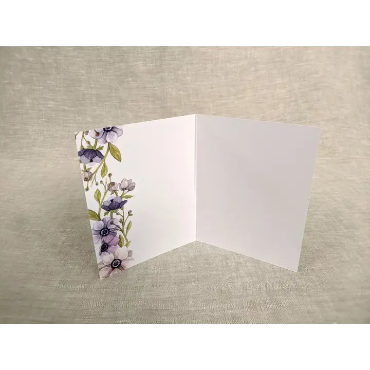 Chickadee With Patterned Feathers Card
