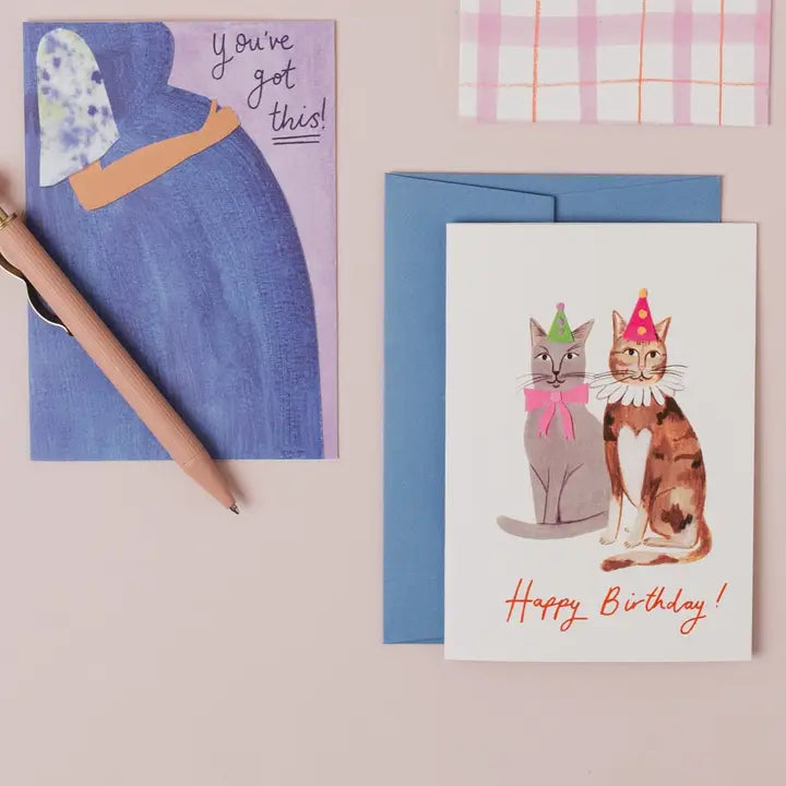 Party Hat Cats Card