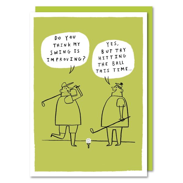 Birthday, Swing Improving Card