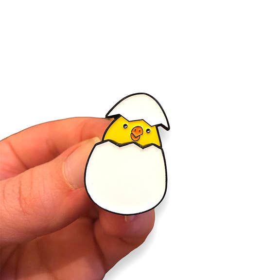 @19 Eggy Enamel Pin
