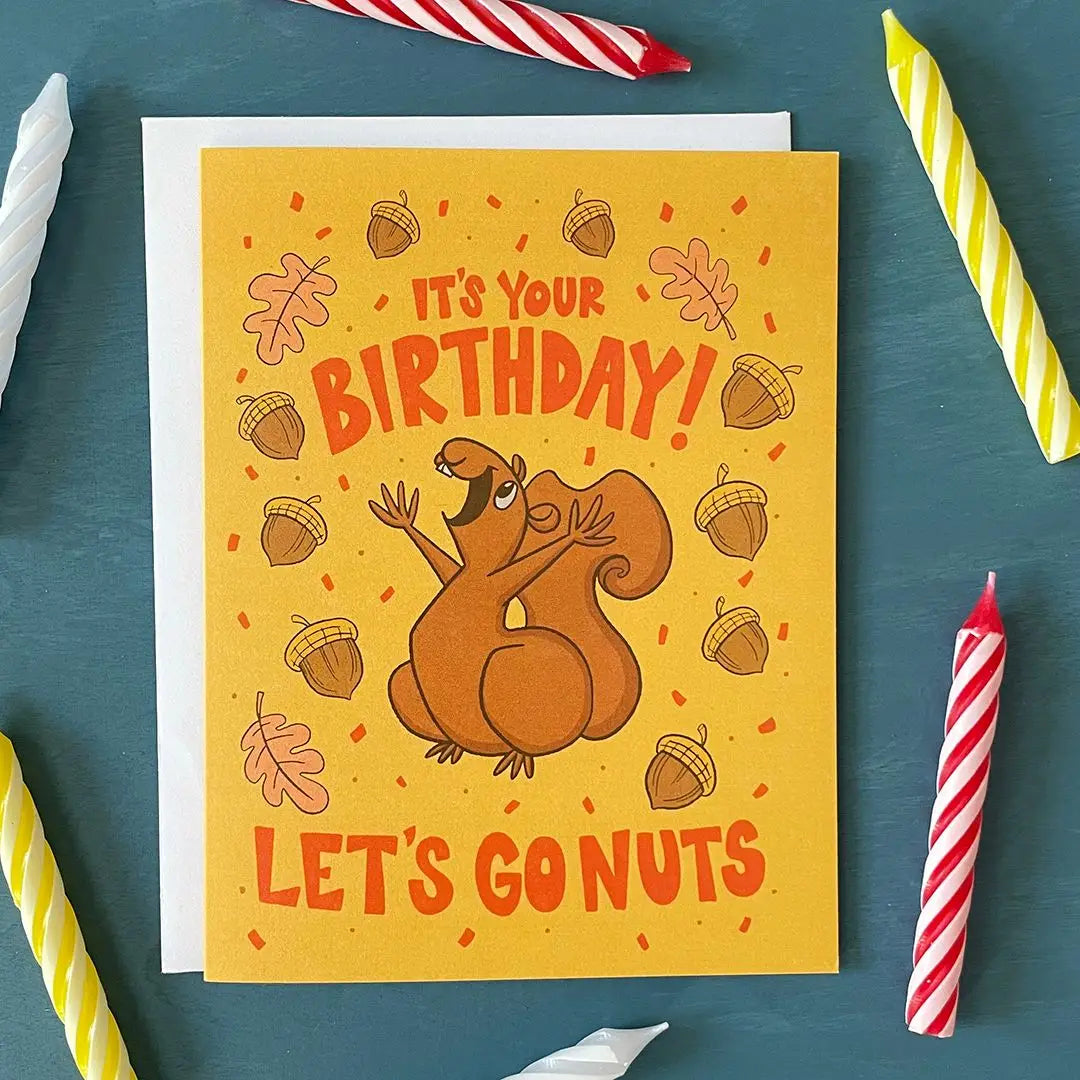 Birthday Squirrel Card