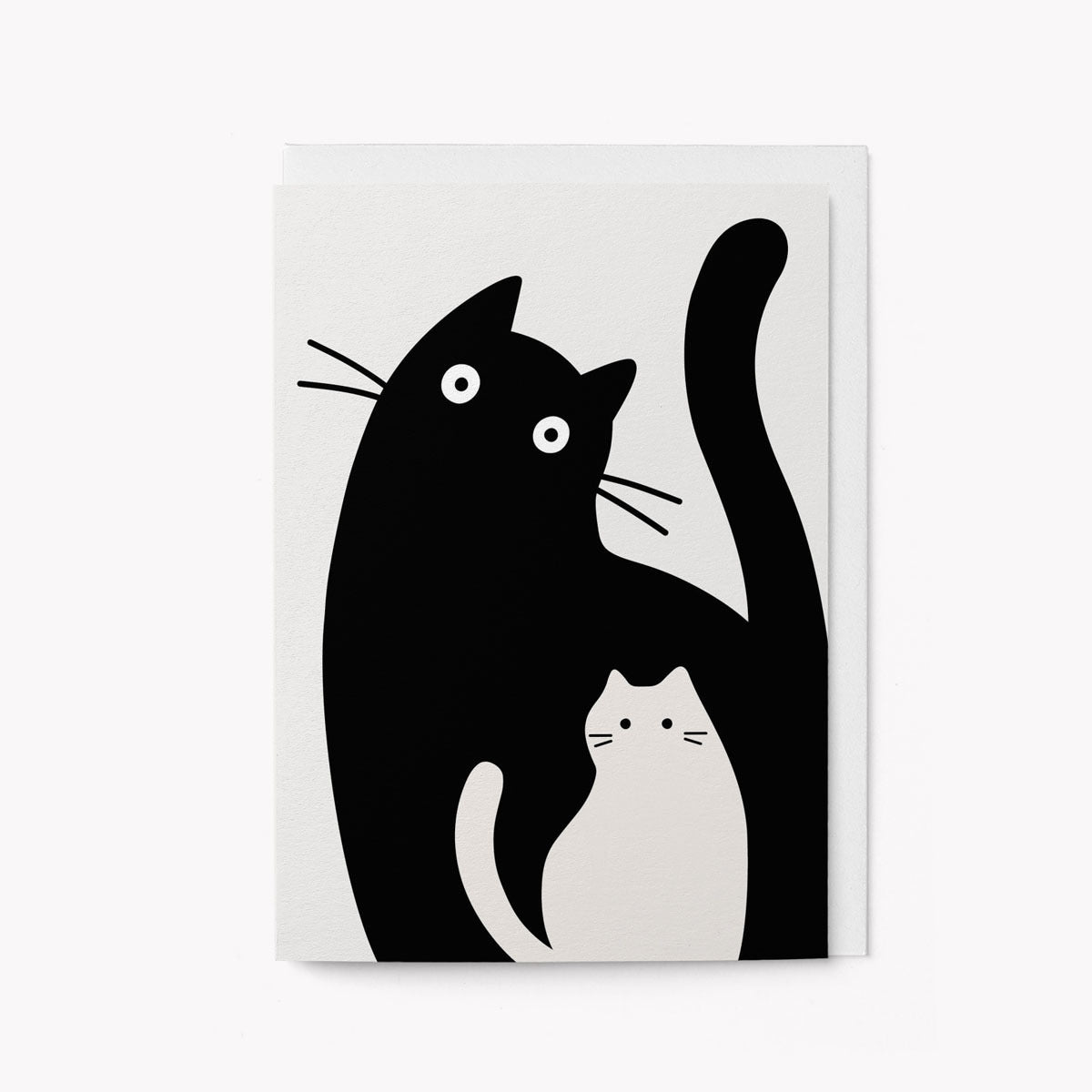 Mother And Kitten Card