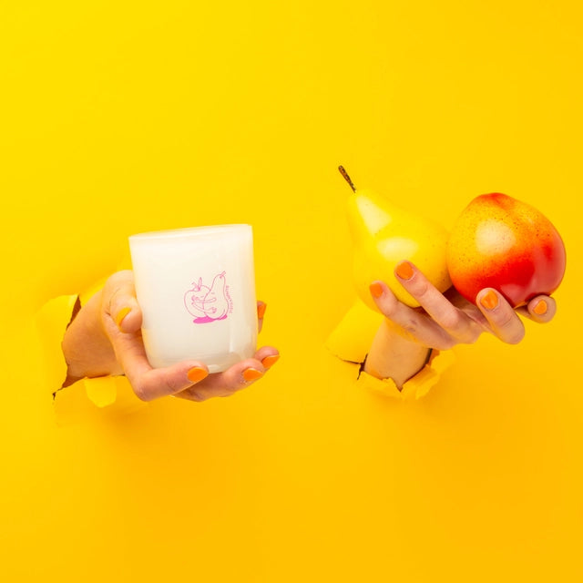 Sunnyside Pear & Nectarine Coconut Soy 8 oz Candle