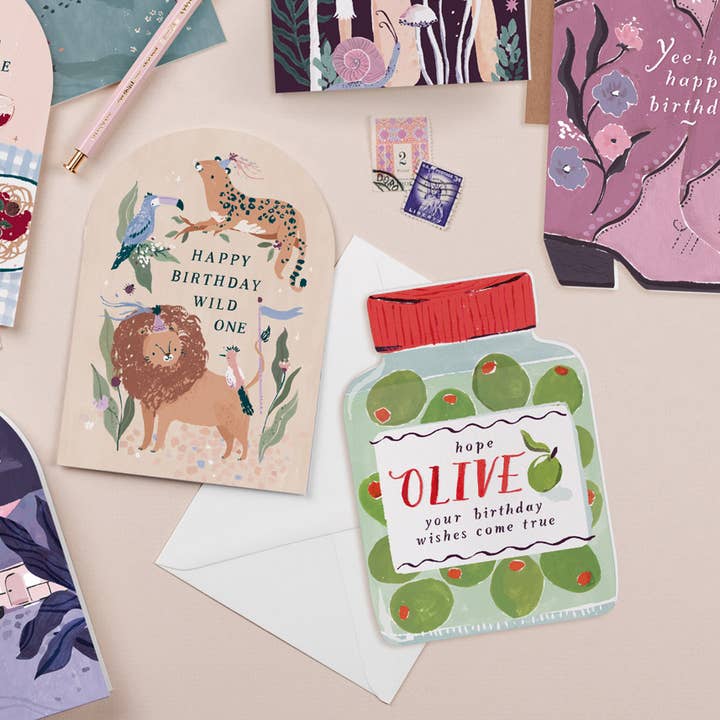 Olives Birthday Card