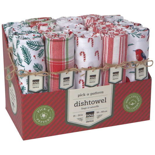 Merry + Bright Holidays Tea Towel Assortment