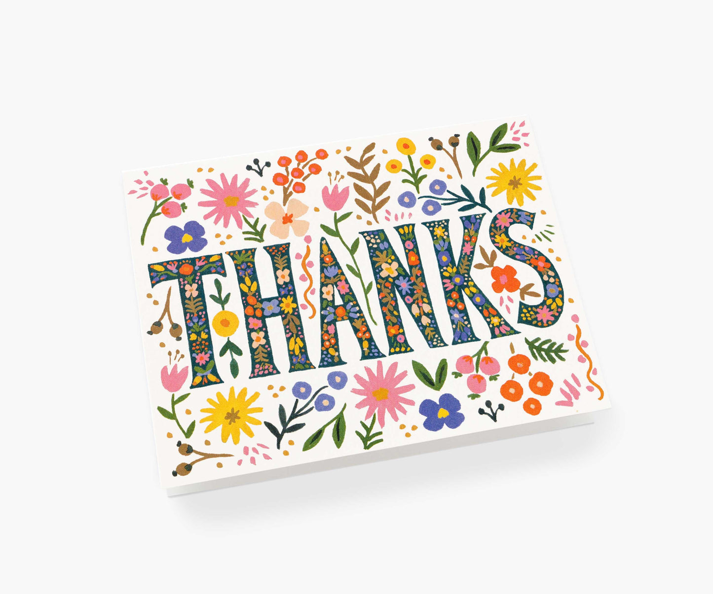 Floral Thanks Card