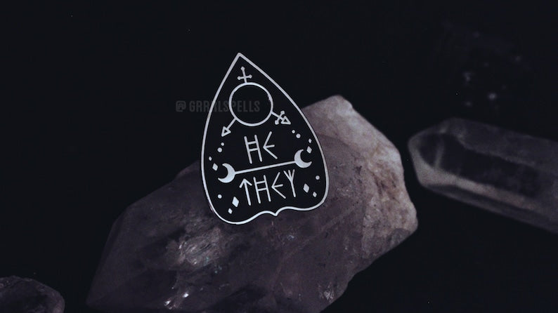 @38 Pin He/They (Silver)