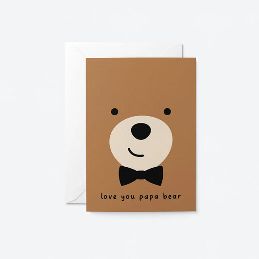 Love You Papa Bear Card