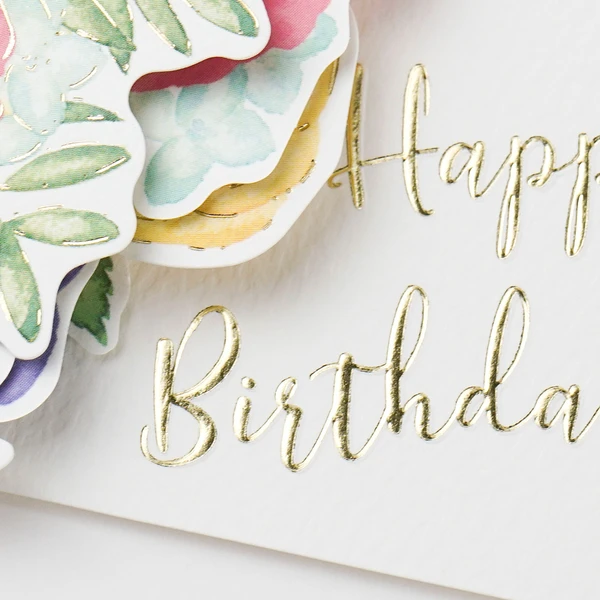 Pop-up Mini Card Mixed Flower