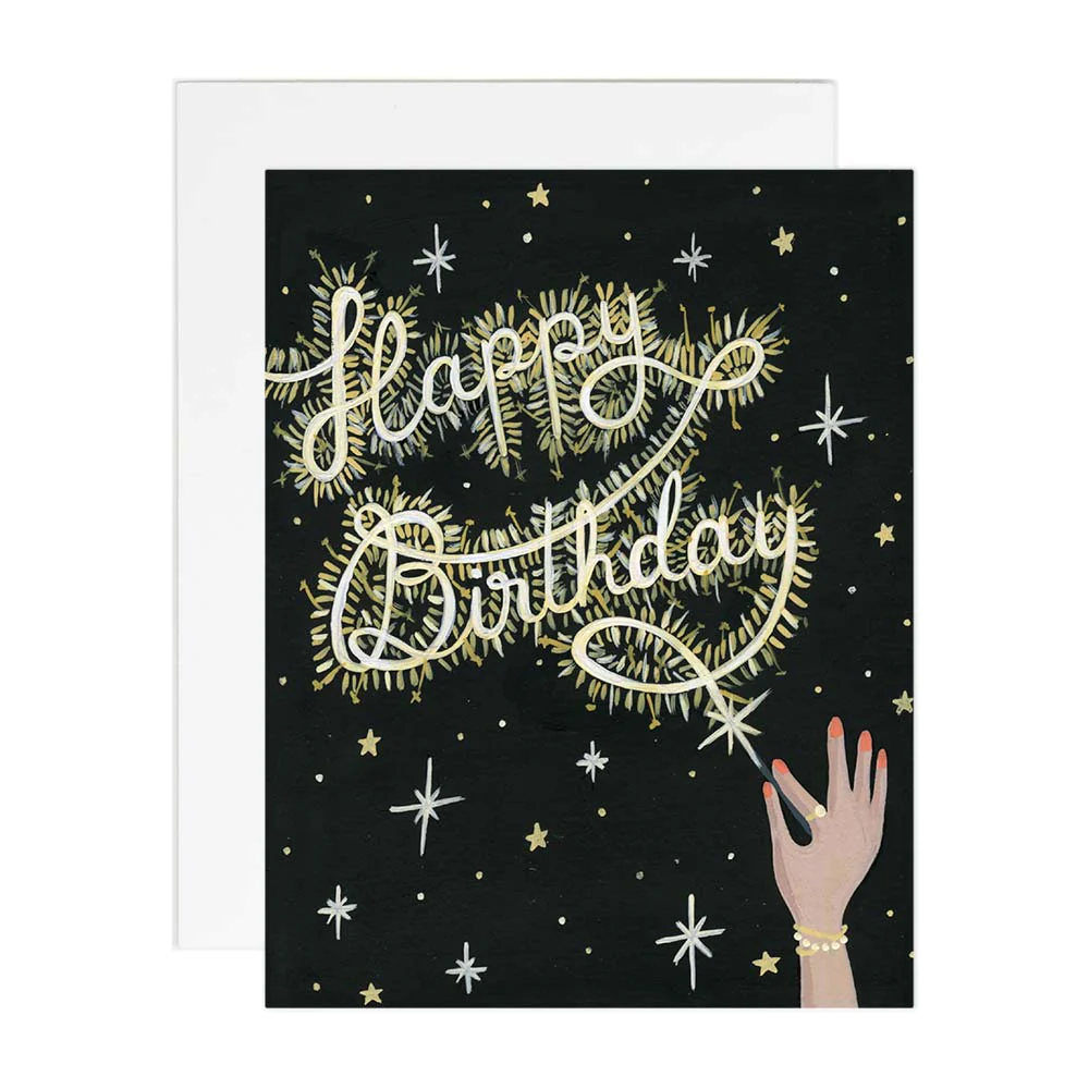 Sparkler Birthday Card