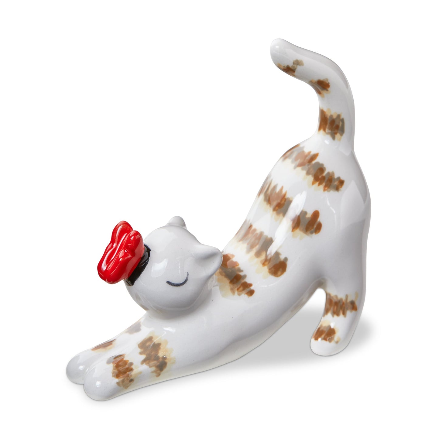 Stretching Cat Ring Holder