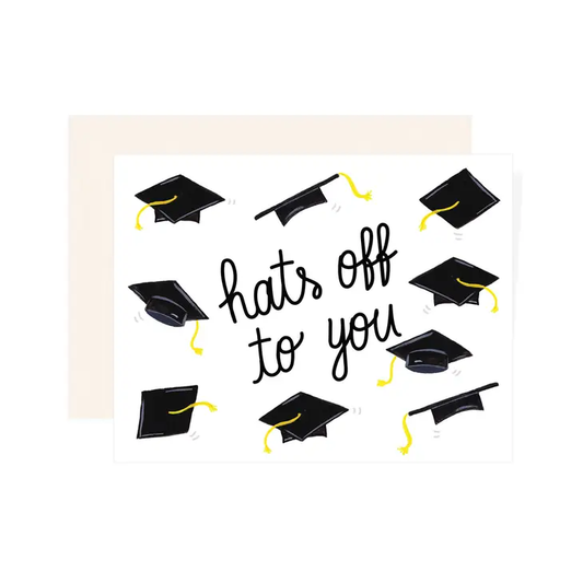 Hats Off - Greeting Card