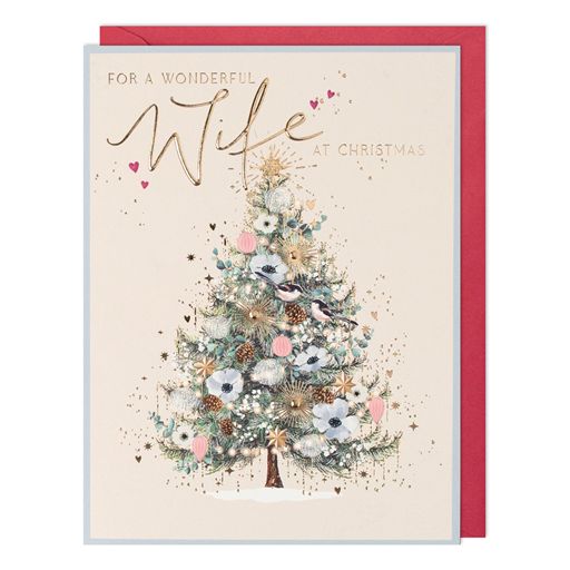 Christmas Tree Wife Card