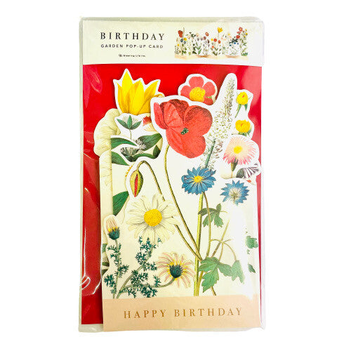 Pop-up Accordion Birthday Garden Card