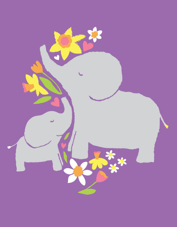 Elephant Family Card