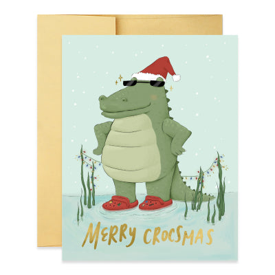 Merry Crocsmas Card