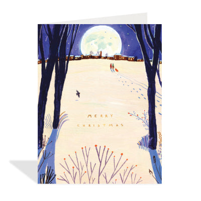 Moonlit Christmas Card