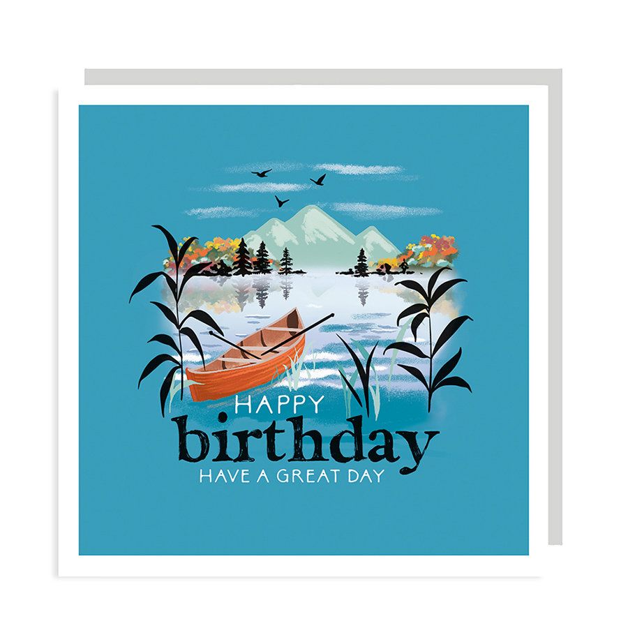 Happy Birthday Boating Card