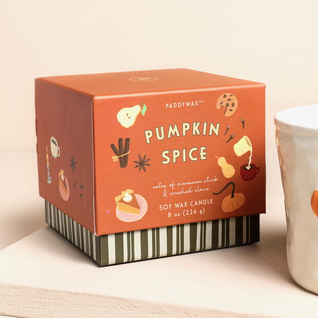 Bistro Imperfect White Ceramic Candle Pumpkin Spice