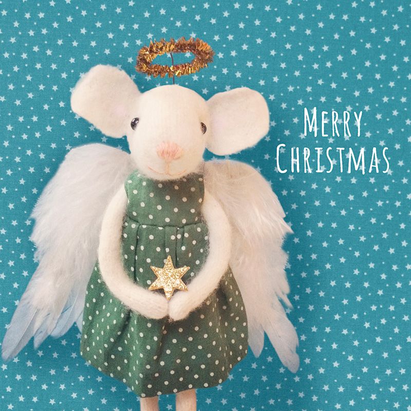 Merry Christmas Angel Card