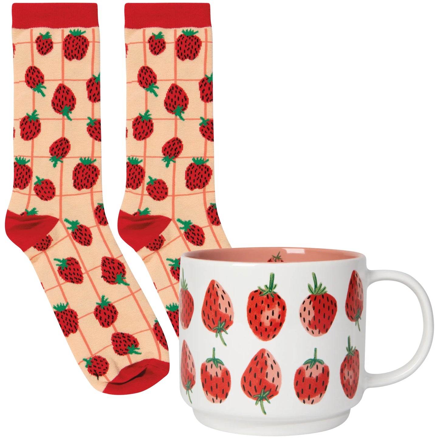 Berry Sweet Sip & Sox Set of 2