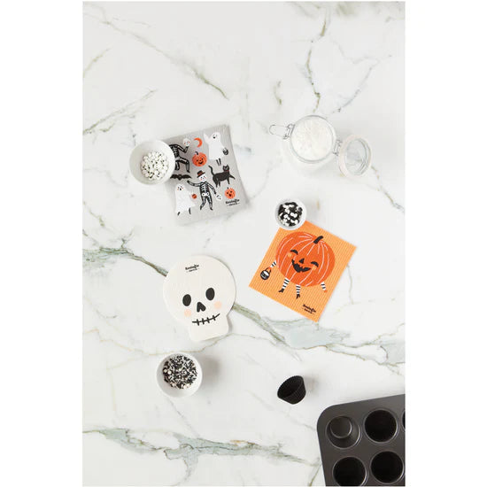 Swedish Dishcloth Boo Crew Pumpkin