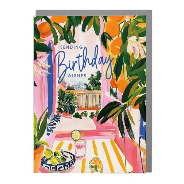 Sending Birthday Wishes Card